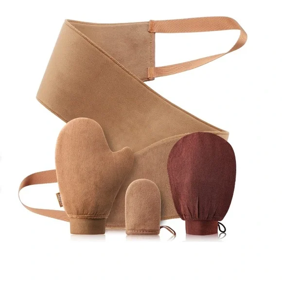 CeleCily Self Tanning Mitt Applicator - Self Tanner Mitt 4 in 1 Set - Picture 1 of 9